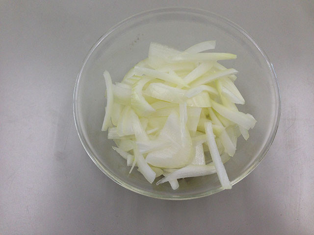 大豆のハムの豆乳クリームスパゲティ 工程3